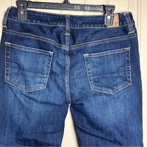 American Eagle Jeans Women's Sz. 2R Slouchy Stretch Cotton Blend 9" Rise - Picture 5 of 11